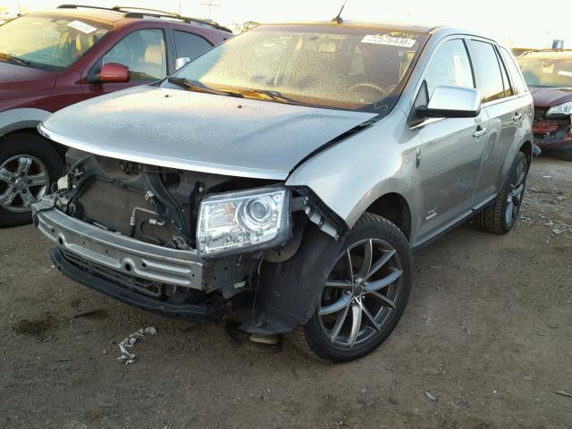 2LMDU88C08BJ00645 - 2008 LINCOLN MKX GRAY photo 2