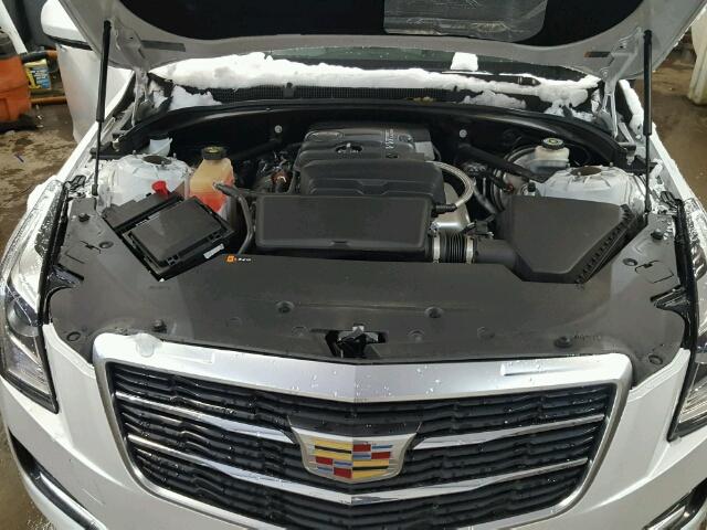 1G6AA5RA5F0108944 - 2015 CADILLAC ATS WHITE photo 7