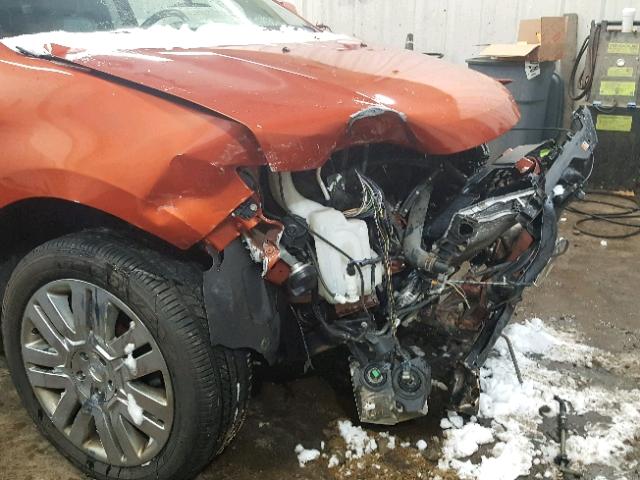 2FMDK49C88BB06850 - 2008 FORD EDGE LIMIT ORANGE photo 9