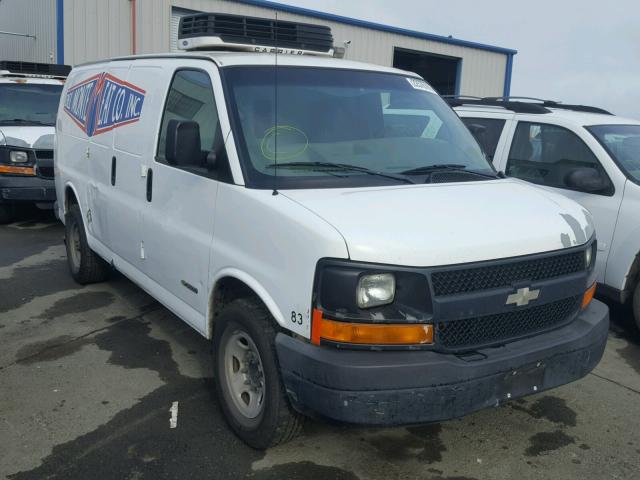 1GCHG35U041175876 - 2004 CHEVROLET EXPRESS G3 WHITE photo 1