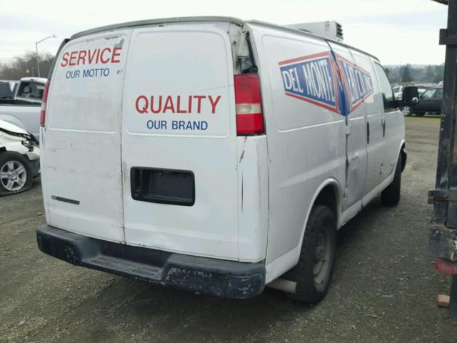 1GCHG35U041175876 - 2004 CHEVROLET EXPRESS G3 WHITE photo 4