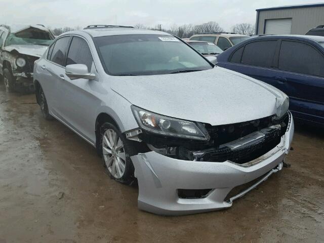 1HGCR3F85DA005035 - 2013 HONDA ACCORD EXL SILVER photo 1