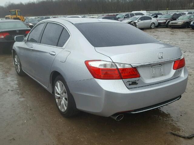 1HGCR3F85DA005035 - 2013 HONDA ACCORD EXL SILVER photo 3