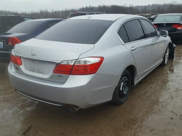 1HGCR3F85DA005035 - 2013 HONDA ACCORD EXL SILVER photo 4