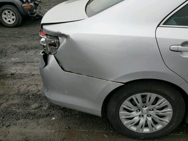 4T1BD1FKXDU081868 - 2013 TOYOTA CAMRY HYBR GRAY photo 9