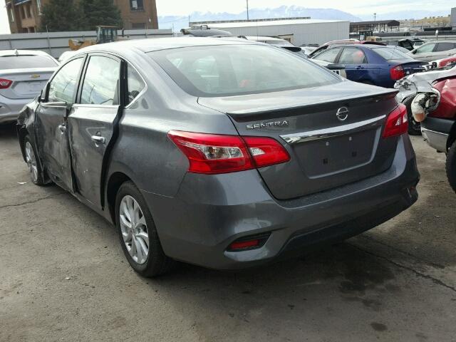 3N1AB7AP6HY326232 - 2017 NISSAN SENTRA S GRAY photo 3