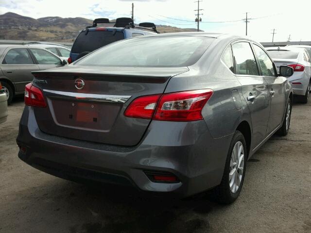 3N1AB7AP6HY326232 - 2017 NISSAN SENTRA S GRAY photo 4