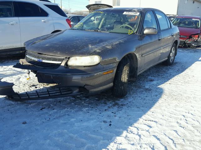 1G1NE52J82M504309 - 2002 CHEVROLET MALIBU LS ნაცრისფერი ფოტო 2