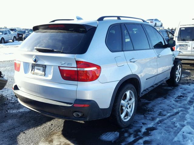 5UXFF03519LJ95309 - 2009 BMW X5 XDRIVE3 SILVER photo 4