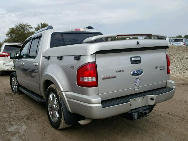 1FMEU53E08UA34289 - 2008 FORD EXPLORER S SILVER photo 3