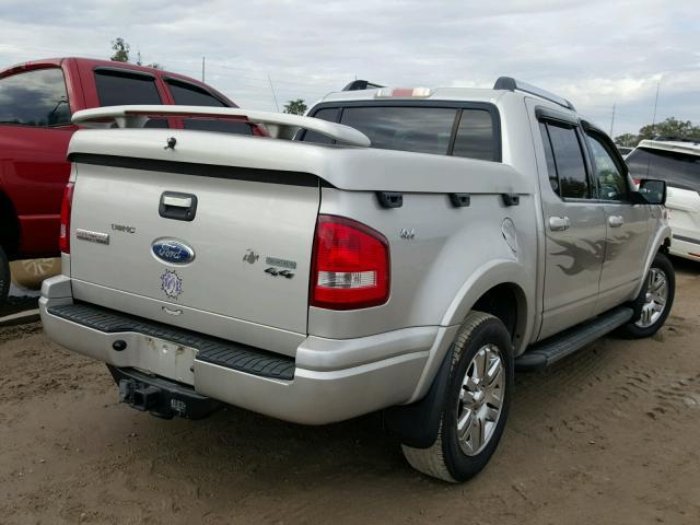 1FMEU53E08UA34289 - 2008 FORD EXPLORER S SILVER photo 4