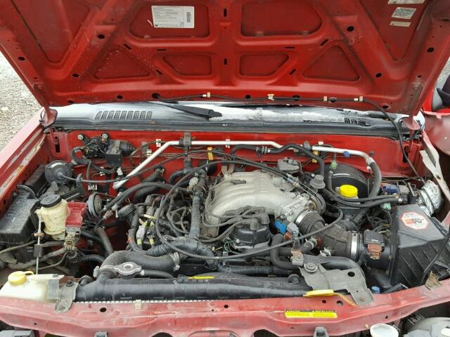 5N1ED28T4YC528294 - 2000 NISSAN XTERRA XE RED photo 7