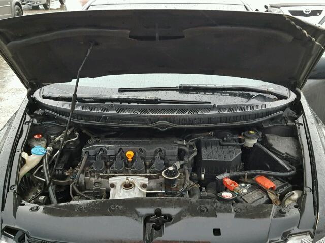 2HGFG12817H012129 - 2007 HONDA CIVIC EX შავი ფოტო 7