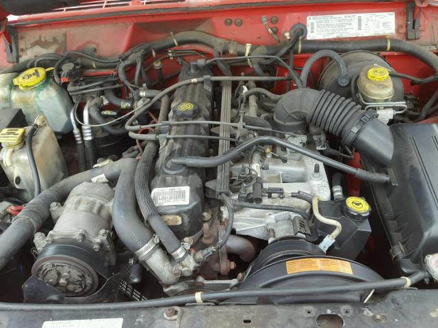 1J4FJ67S2TL138640 - 1996 JEEP CHEROKEE S RED photo 7