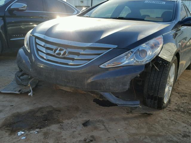 5NPEC4AC7DH544288 - 2013 HYUNDAI SONATA SE BLACK photo 9