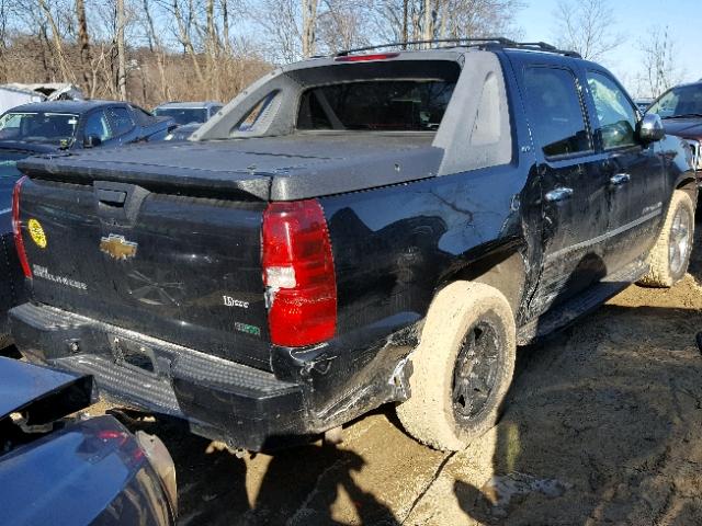 3GNTKGE36BG116635 - 2011 CHEVROLET AVALANCHE BLACK photo 4