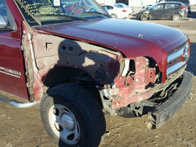 5TBET34116S557953 - 2006 TOYOTA TUNDRA DOU MAROON photo 9