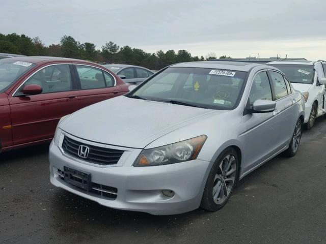 1HGCP36848A045280 - 2008 HONDA ACCORD EXL SILVER photo 2