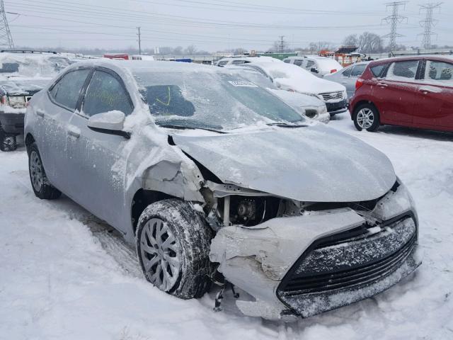 2T1BURHE8HC846637 - 2017 TOYOTA COROLLA L SILVER photo 1