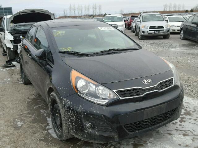 KNADN5A32D6791074 - 2013 KIA RIO EX BLACK photo 1