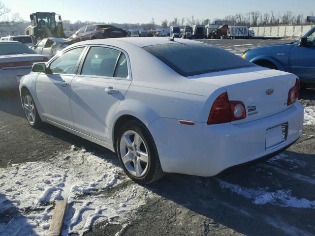 1G1ZG57B89F208542 - 2009 CHEVROLET MALIBU LS WHITE photo 3
