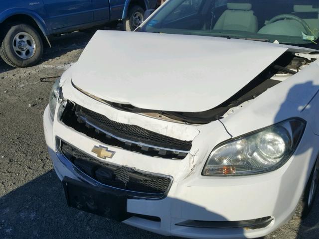 1G1ZG57B89F208542 - 2009 CHEVROLET MALIBU LS WHITE photo 9