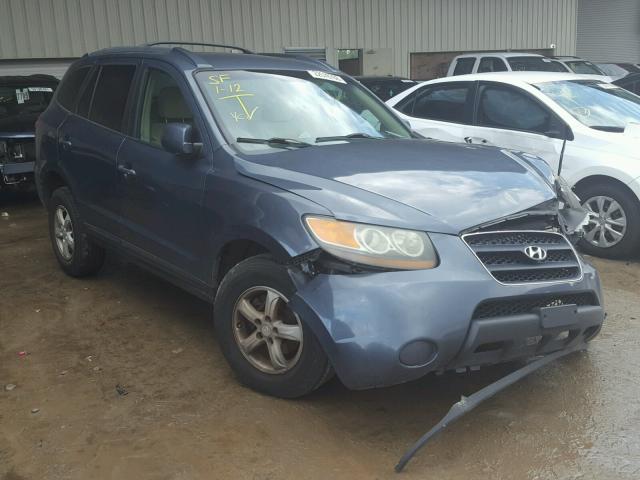 5NMSG13D87H007149 - 2007 HYUNDAI SANTA FE G TEAL photo 1