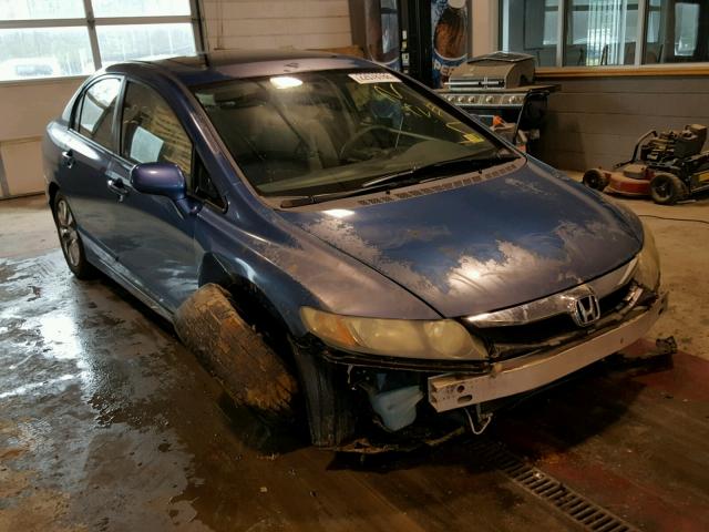 2HGFA1F87AH509415 - 2010 HONDA CIVIC EX BLUE photo 1