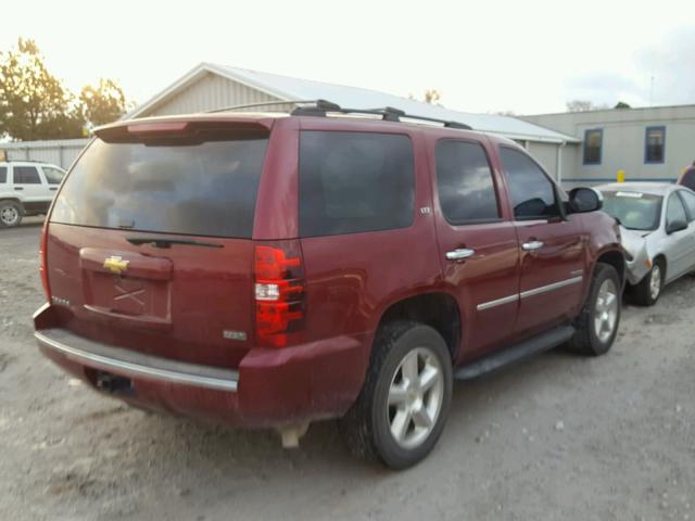 1GNSKCE03BR205377 - 2011 CHEVROLET TAHOE K150 MAROON photo 4