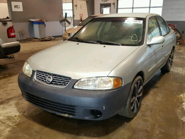 3N1CB51DX3L818643 - 2003 NISSAN SENTRA XE GRAY photo 2