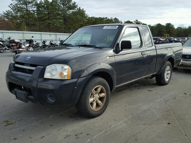 1N6DD26S62C387565 - 2002 NISSAN FRONTIER K BLACK photo 2