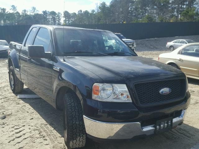 1FTPX02585KE27943 - 2005 FORD F150 BLACK photo 1