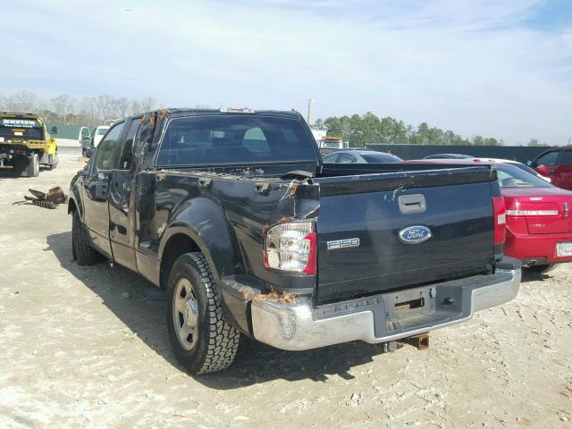 1FTPX02585KE27943 - 2005 FORD F150 BLACK photo 3