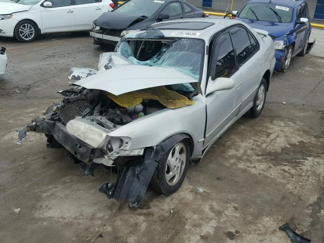 1NXBR12EX1Z473780 - 2001 TOYOTA COROLLA CE SILVER photo 2