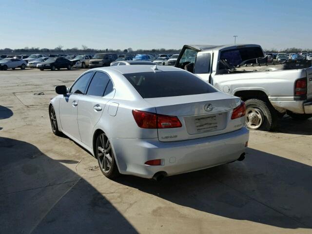 JTHBK262982073115 - 2008 LEXUS IS 250 WHITE photo 3