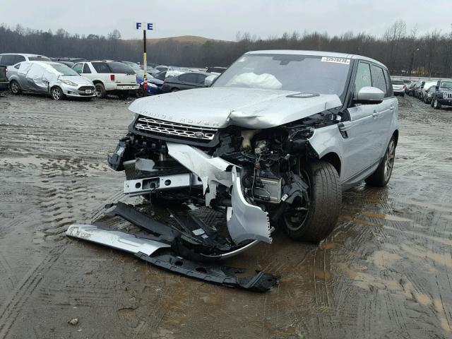 SALWR2KF9GA561579 - 2016 LAND ROVER RANGE ROVE SILVER photo 2