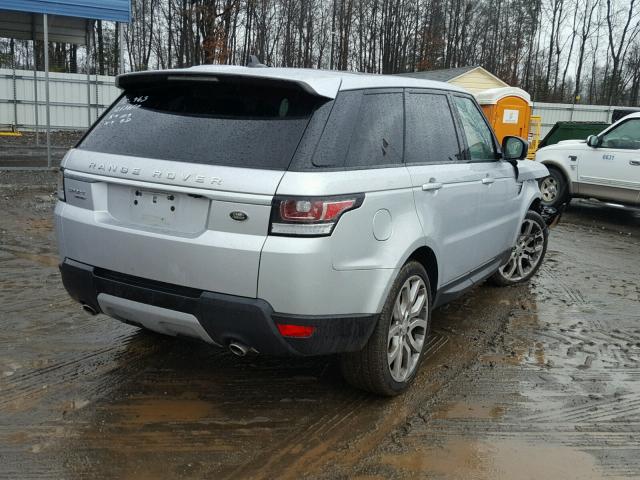 SALWR2KF9GA561579 - 2016 LAND ROVER RANGE ROVE SILVER photo 4