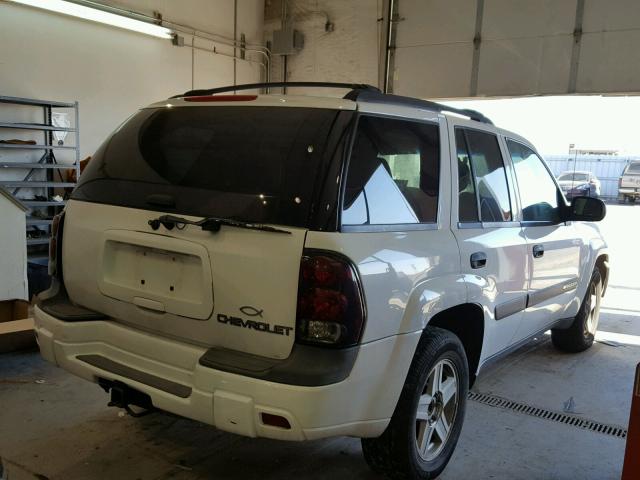 1GNDT13S632331239 - 2003 CHEVROLET TRAILBLAZE WHITE photo 4