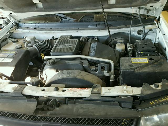 1GNDT13S632331239 - 2003 CHEVROLET TRAILBLAZE WHITE photo 7