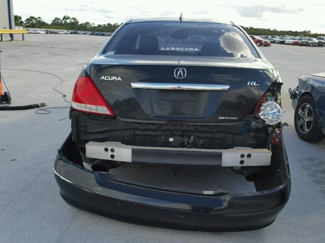 JH4KB16575C003137 - 2005 ACURA RL BLACK photo 9