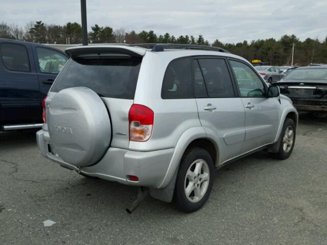 JTEHH20V026059340 - 2002 TOYOTA RAV4 SILVER photo 4