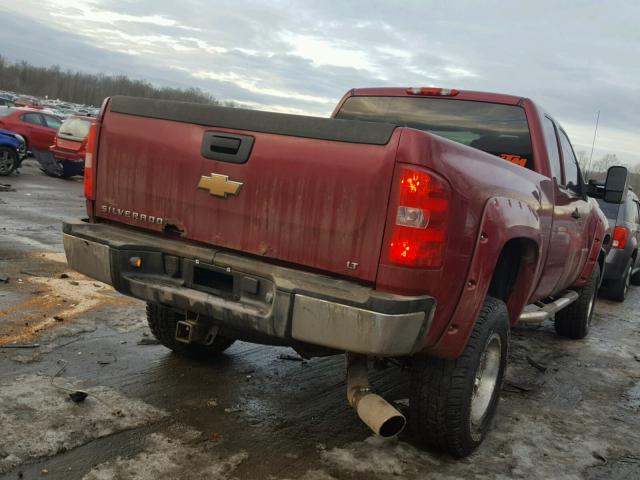 1GCHK296X7E559004 - 2007 CHEVROLET SILVERADO BURGUNDY photo 4