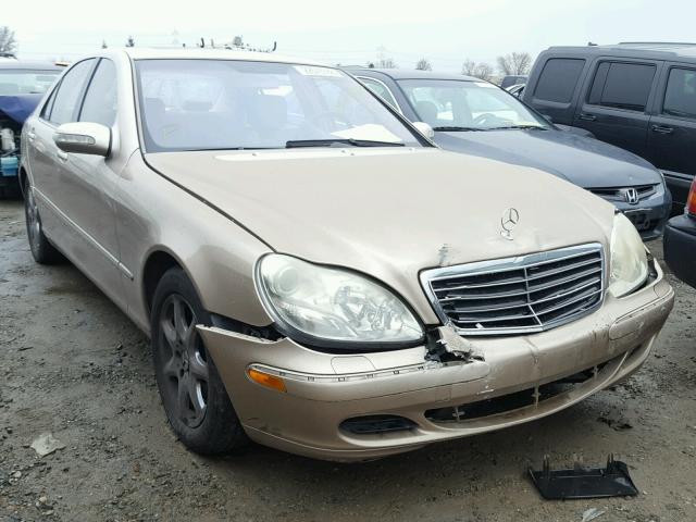 WDBNG83J14A387998 - 2004 MERCEDES-BENZ S 430 4MAT GOLD photo 1