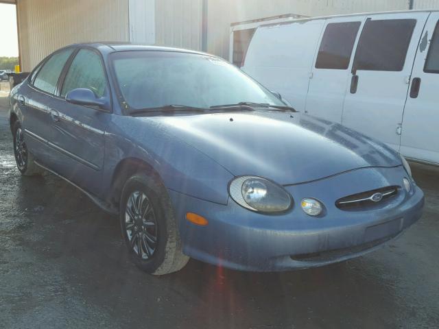 1FAFP53U4XA312236 - 1999 FORD TAURUS SE BLUE photo 1