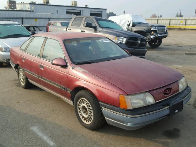 1FABP52UXHA259804 - 1987 FORD TAURUS GL MAROON photo 1