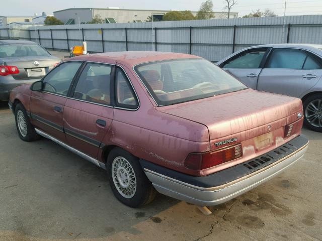 1FABP52UXHA259804 - 1987 FORD TAURUS GL MAROON photo 3