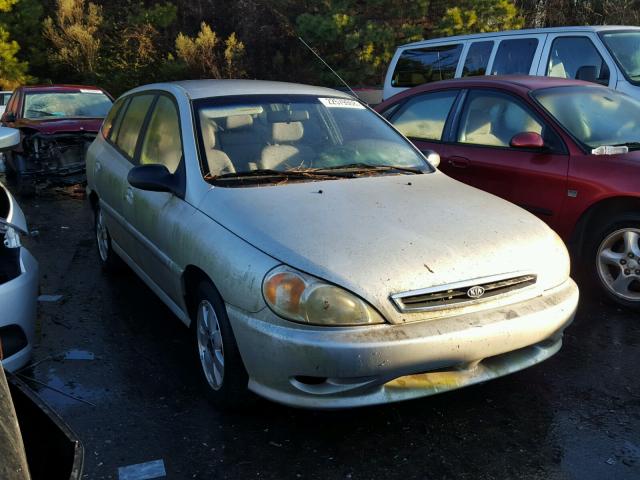 KNADC163826081522 - 2002 KIA RIO CINCO BEIGE photo 1