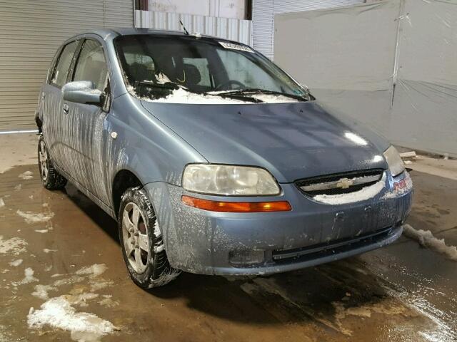 KL1TD66607B766607 - 2007 CHEVROLET AVEO BASE Niebieski zdjęcie 1