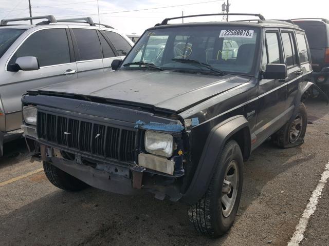 1J4FT68S9TL291170 - 1996 JEEP CHEROKEE S BLACK photo 2