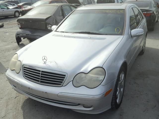 WDBRF40J53A484069 - 2003 MERCEDES-BENZ C 230K SPO SILVER photo 2